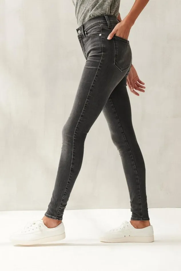Lucky Brand Uni Fit High Rise Skinny Jean Global Grey Women Jeans