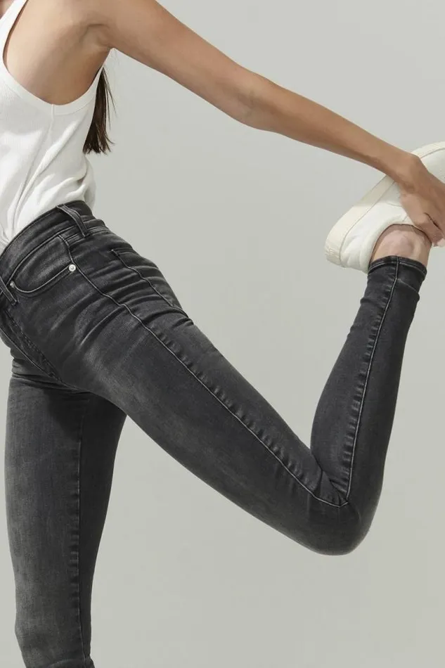 Lucky Brand Uni Fit High Rise Skinny Jean Global Grey Women Jeans
