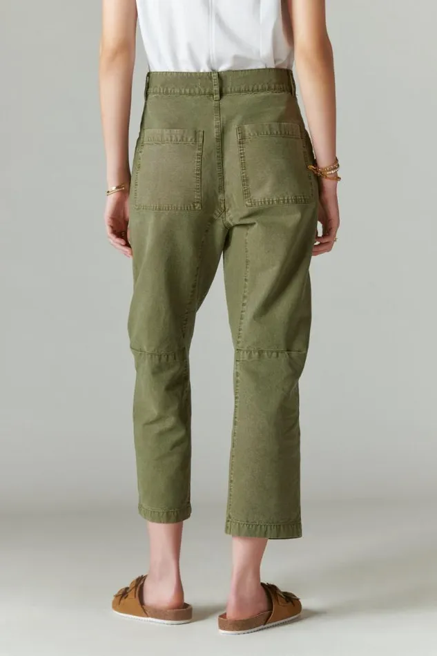 Lucky Brand Utility Wide Leg Pant Four Leaf Clover Women Pants