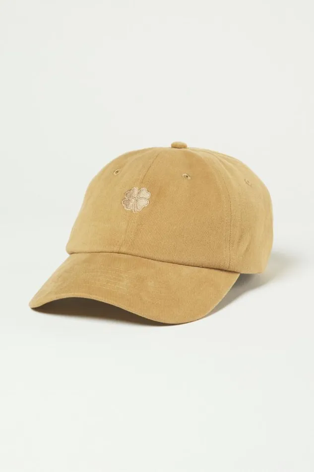 Lucky Brand Washed Canvas Baseball Cap Dark Brown MenWomen Hats