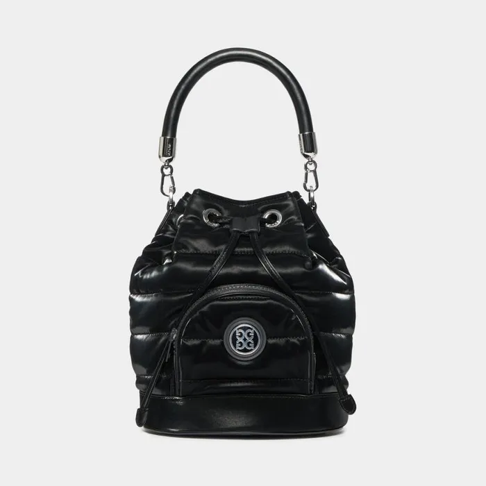 Luggage and Bags MenWomen GFORE LTD RELEASE CIRCLE G039S QUILTED BUCKET BAG Onyx