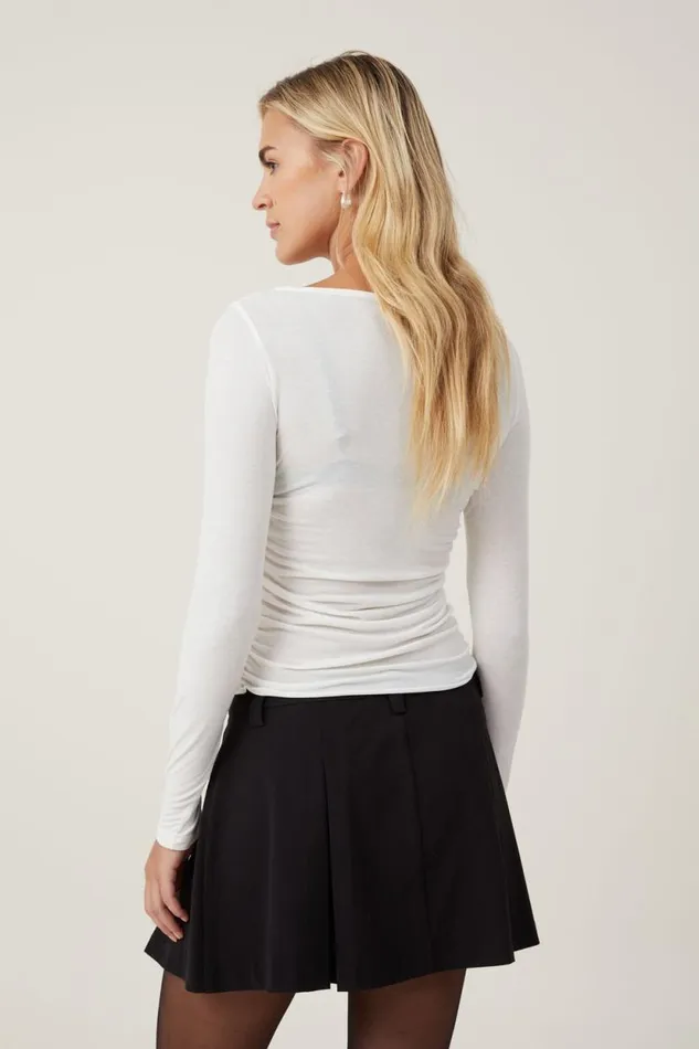 Luis Pleated Suiting Skirt Black Women Cotton On Skirts