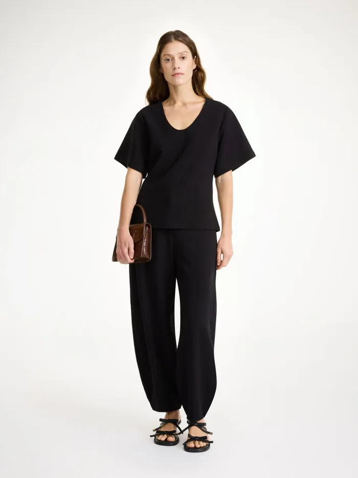 Lunae TShirt Black Women By Malene Birger Tops and Blouses