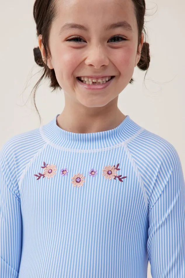 Lydia One Piece Dusk Bluebirdie Stripe Girls Cotton On Swimwear Lydia One Piece Dusk Bluebirdie Stripe Girls Cotton On Swimwear