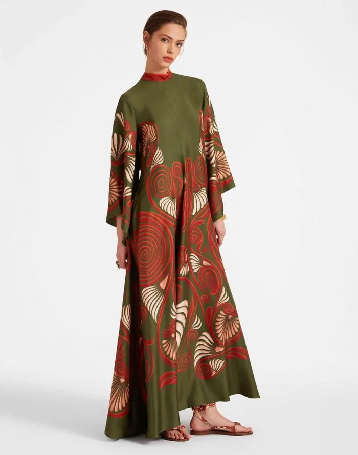 Magnifico Dress Kerylos Place Dark Green Women La Double J Dresses