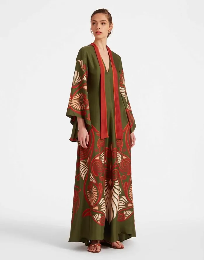 Magnifico Dress Kerylos Place Dark Green Women La Double J Dresses