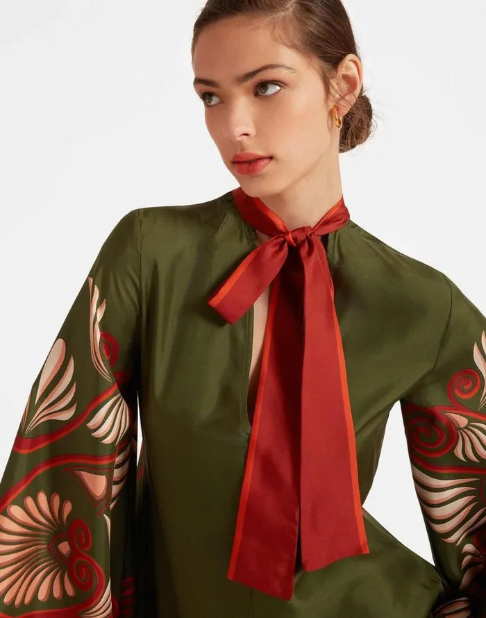 Magnifico Dress Kerylos Place Dark Green Women La Double J Dresses