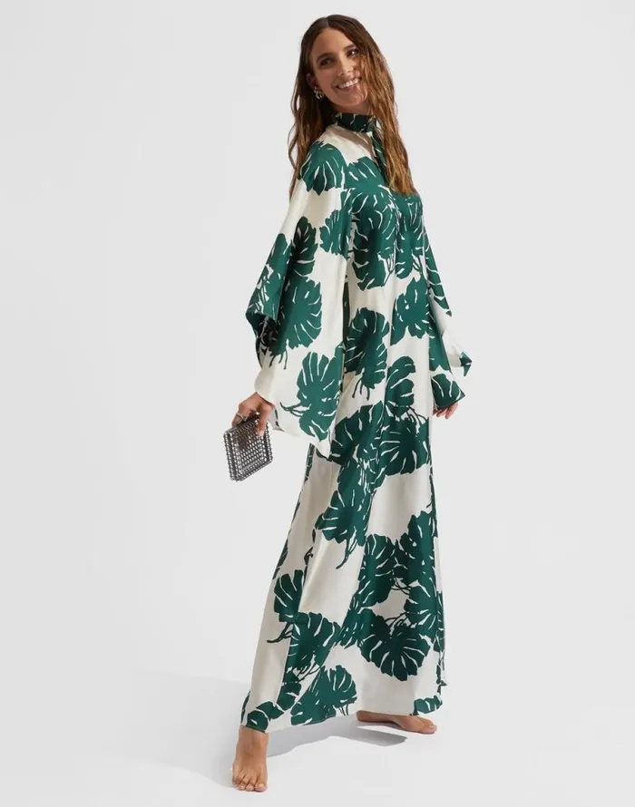Magnifico Dress Monstera Women La Double J Dresses Magnifico Dress Monstera Women La Double J Dresses