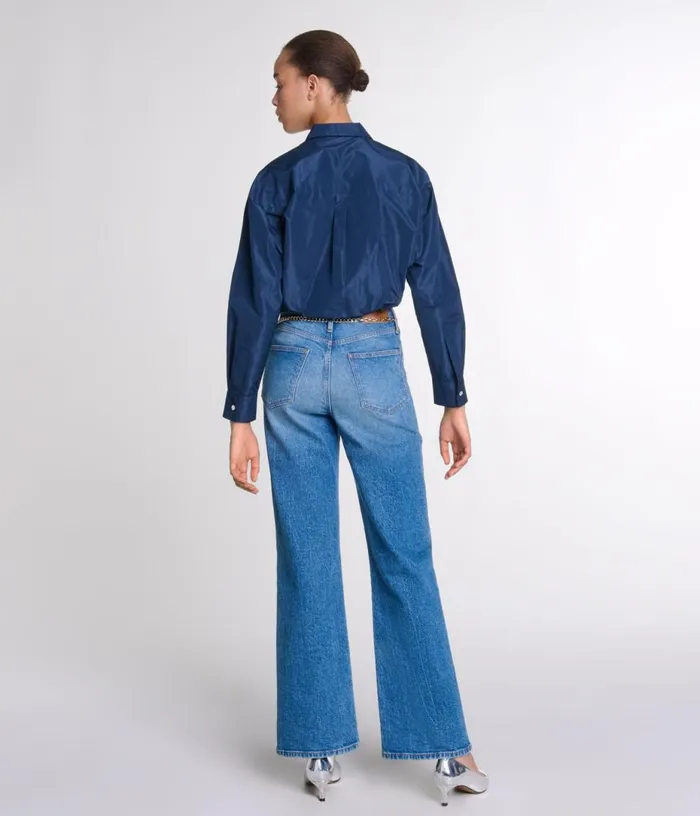 Maje Cropped Shirt Women Tops and Shirts