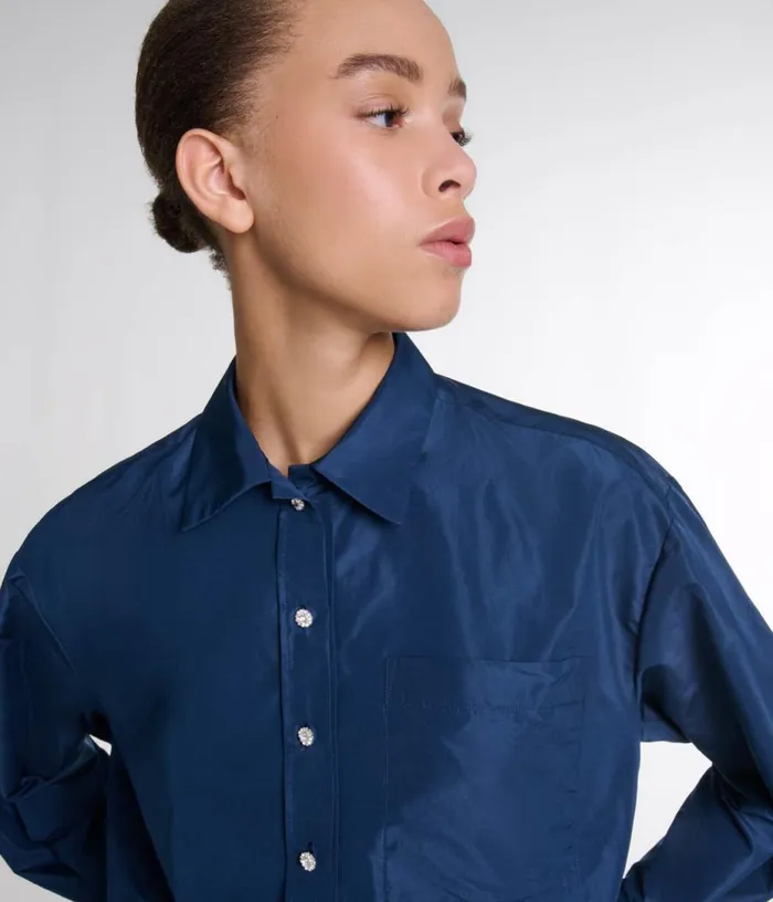 Maje Cropped Shirt Women Tops and Shirts