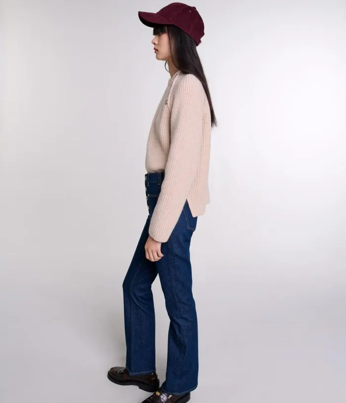 Maje Denim Jeans With Pockets Women Pants and Jeans