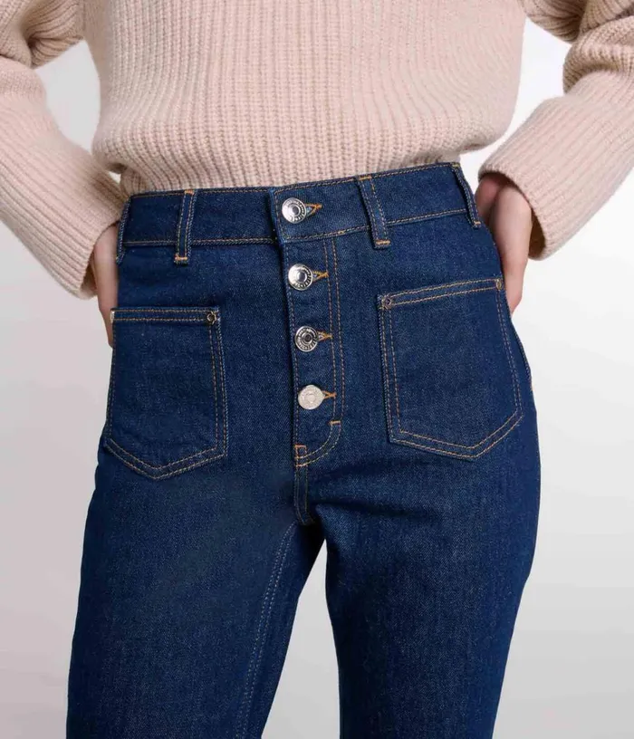 Maje Denim Jeans With Pockets Women Pants and Jeans
