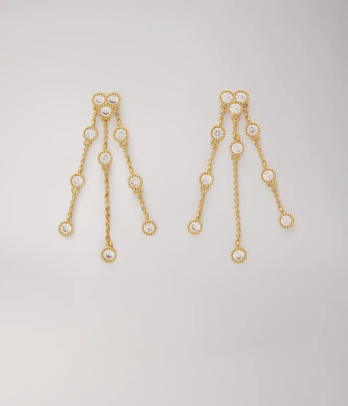 Maje Goldplated Recycled Brass Earrings Women Jewelry