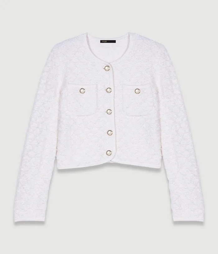 Maje Knit Cardigan Women Sweaters and Cardigans