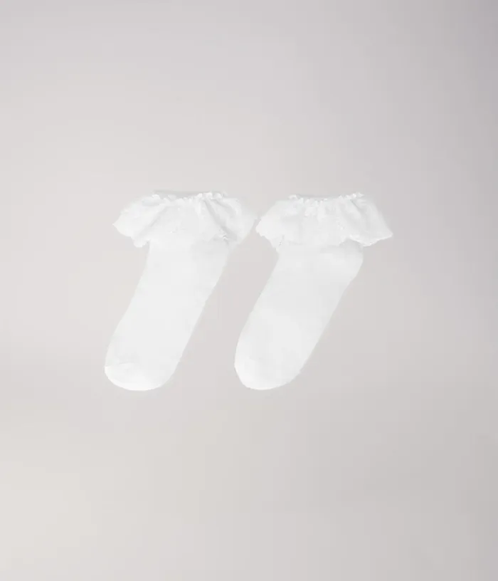 Maje Lace Frill Socks Women Other Accessories