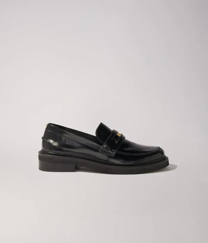 Maje Leather Loafers Women Loafers and Mules