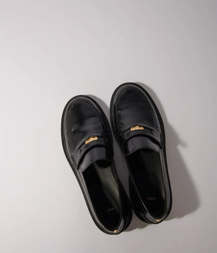 Maje Leather Loafers Women Loafers and Mules