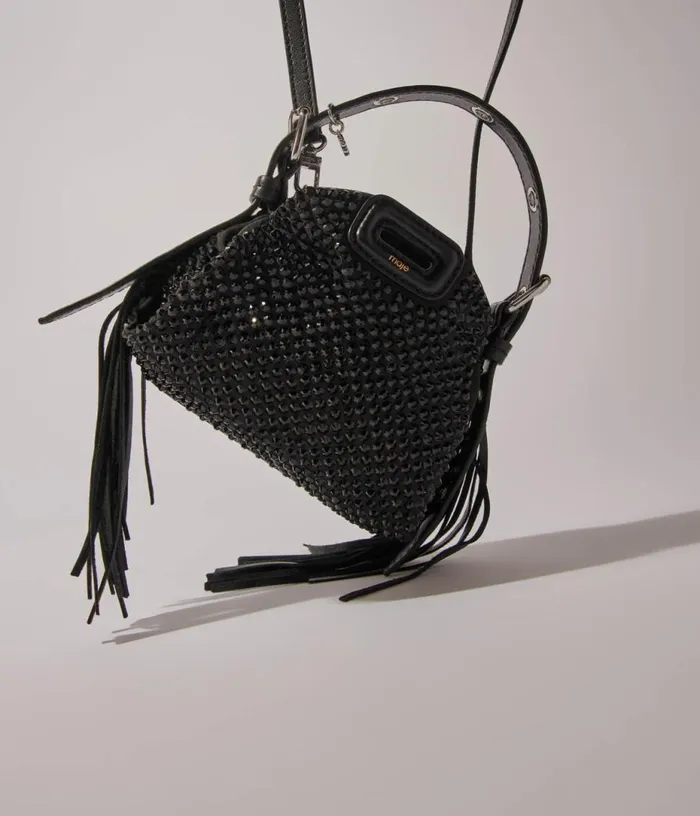 Maje Miss M Nano Rhinestone Bag Women Mini Bags