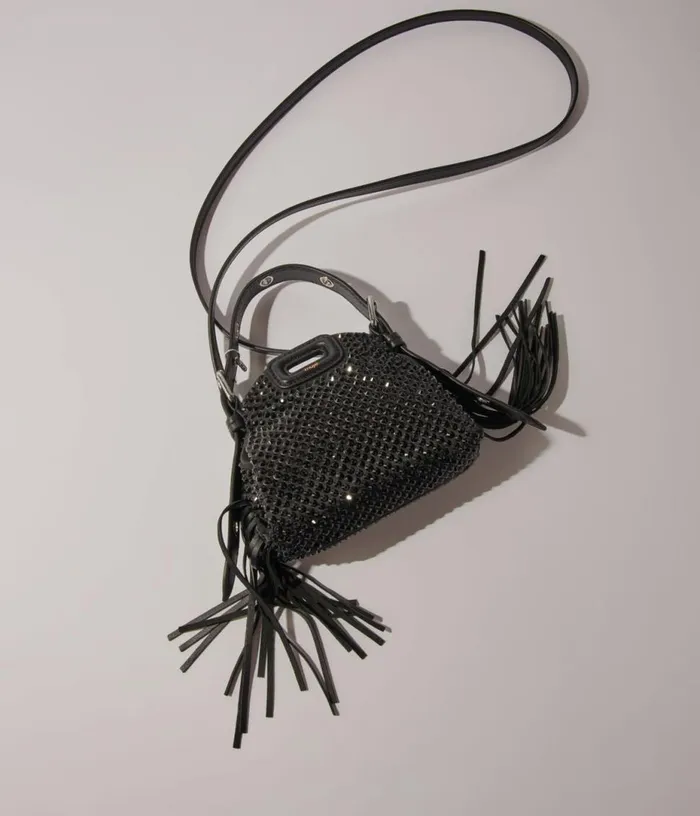 Maje Miss M Nano Rhinestone Bag Women Mini Bags