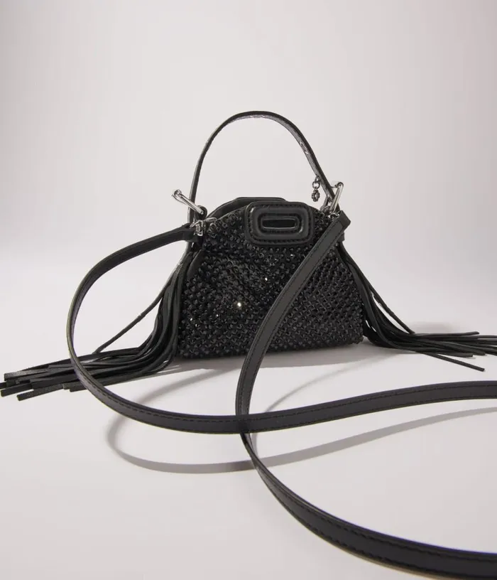 Maje Miss M Nano Rhinestone Bag Women Mini Bags