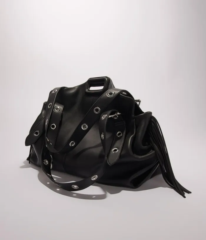 Maje Plain Leather Miss M XL Bag Women Shoulder Bags Maje Plain Leather Miss M XL Bag Women Shoulder Bags