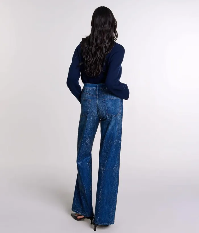 Maje Rhinestone Jeans Women Pants and Jeans