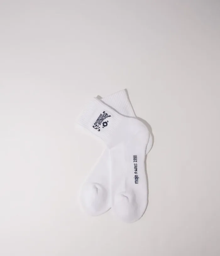 Maje Saint Honoreacute Embroidered Socks Women Other Accessories