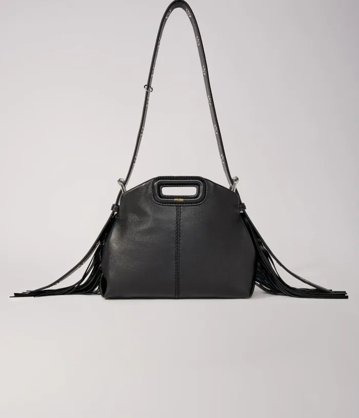 Maje Smooth Leather Mini Miss M Bag Women Mini Bags