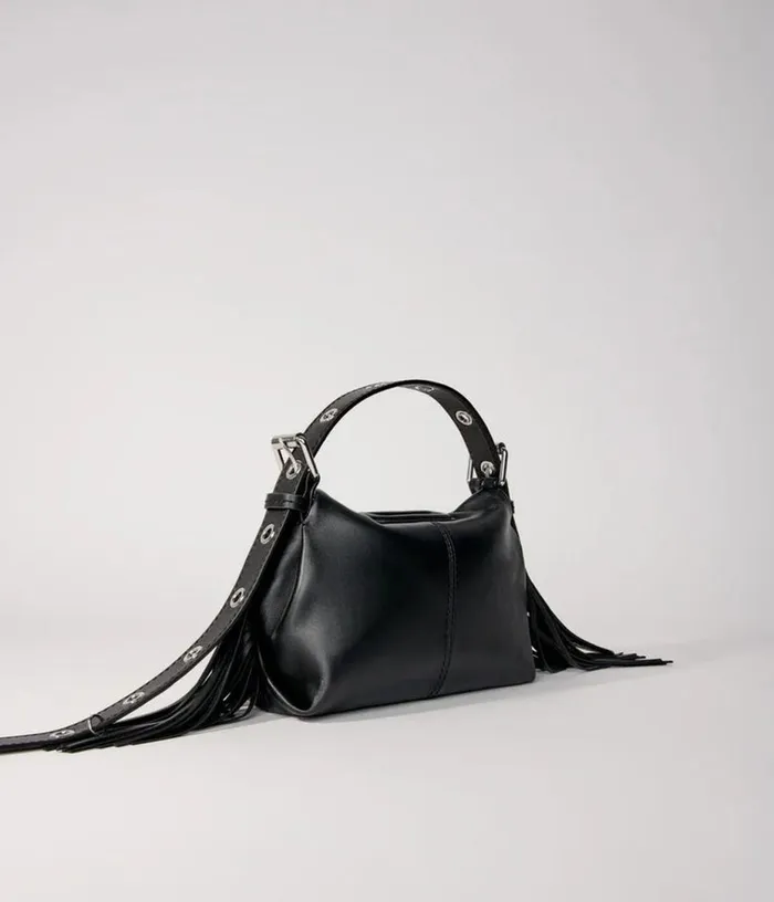Maje Smooth Leather Mini Miss M Bag Women Mini Bags