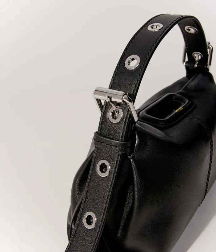 Maje Smooth Leather Mini Miss M Bag Women Mini Bags