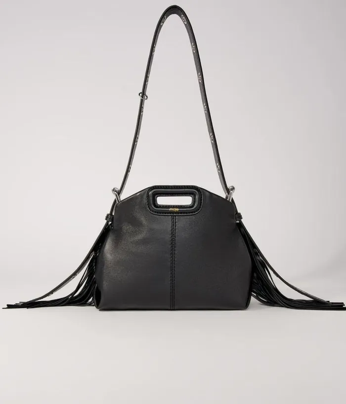 Maje Smooth Leather Mini Miss M Bag Women Mini Bags