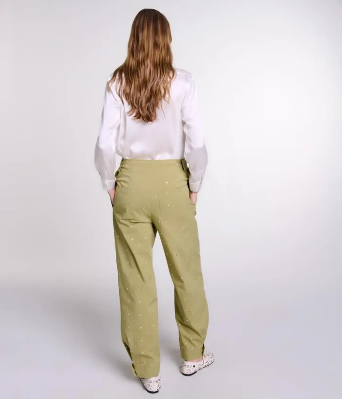 Maje White Silk Shirt Women Tops and Shirts