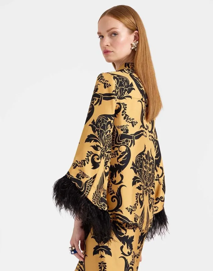 Make An Exit Top Cherubs Gold Women La Double J Shirts and Tops