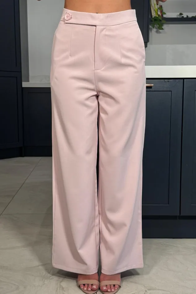 Malia Pink Wide Leg Trouser Women Girl In Mind CoOrds