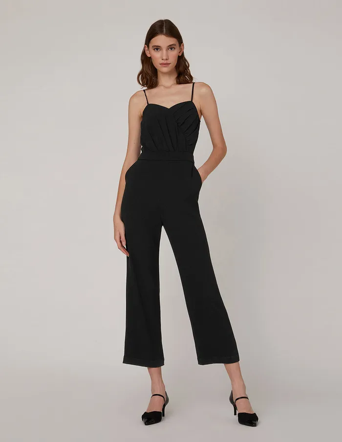 MARYLING Jumpsuits Suspender Jumpsuit Black 8211 Women