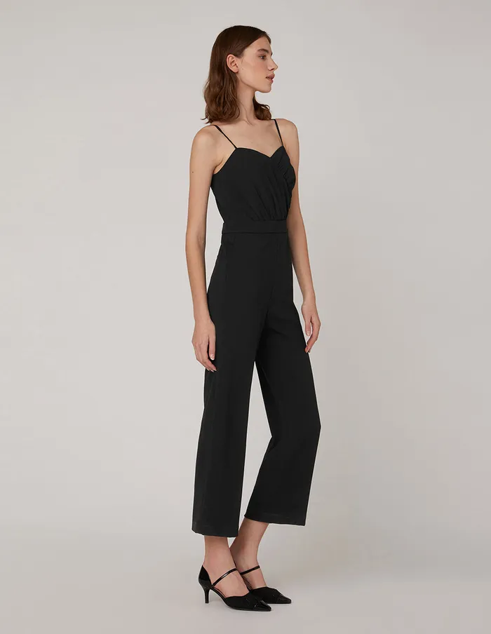 MARYLING Jumpsuits Suspender Jumpsuit Black 8211 Women