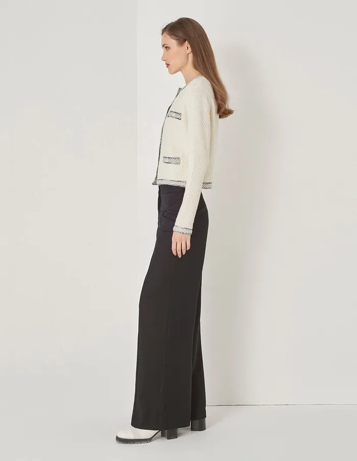 MARYLING Knitwear FourPocket Knit Cardigan Cream 8211 Women MARYLING Knitwear FourPocket Knit Cardigan Cream 8211 Women