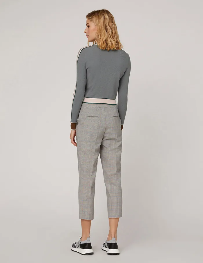 MARYLING Knitwear Gray Stitching Slim Vneck Cardigan Mix 8211 Women MARYLING Knitwear Gray Stitching Slim Vneck Cardigan Mix 8211 Women