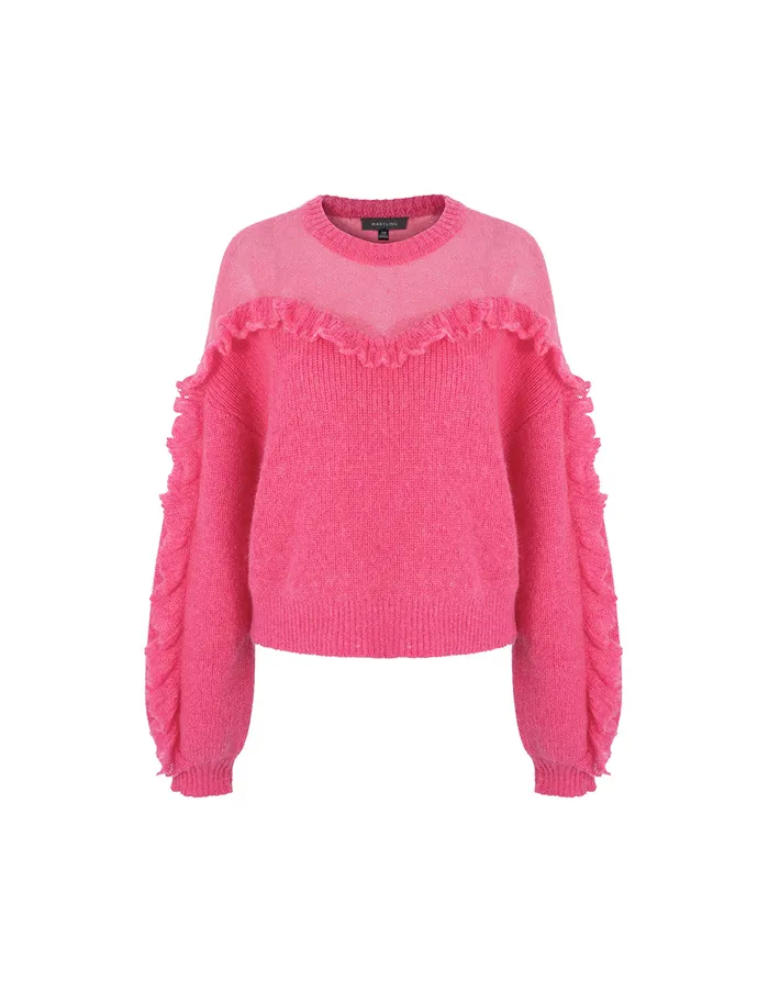 MARYLING Knitwear Rose Pink Mohair Knitted Jumper Pink 8211 Women MARYLING Knitwear Rose Pink Mohair Knitted Jumper Pink 8211 Women
