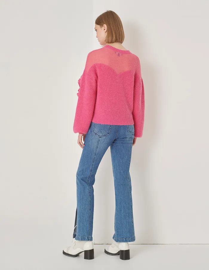 MARYLING Knitwear Rose Pink Mohair Knitted Jumper Pink 8211 Women MARYLING Knitwear Rose Pink Mohair Knitted Jumper Pink 8211 Women