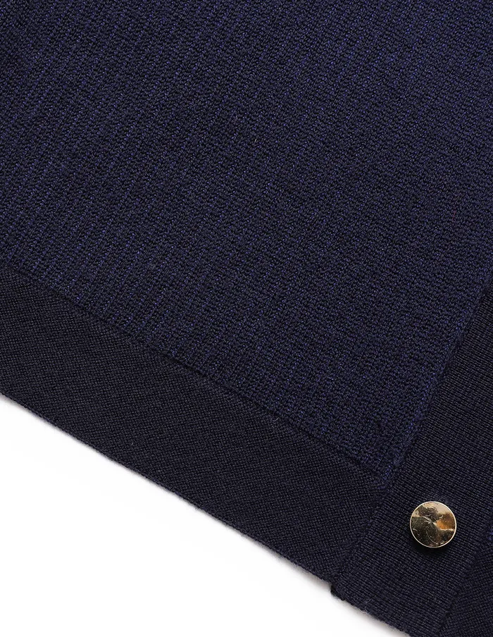 MARYLING Knitwear Shirt Collar Long Sleeve Knitted Cardigan Mid 8211 Women