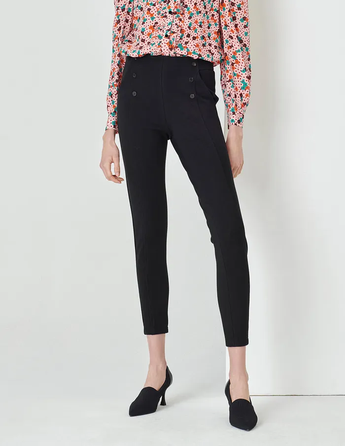 MARYLING Pants and Shorts Black Stretch Skinny Pants Black 8211 Women MARYLING Pants and Shorts Black Stretch Skinny Pants Black 8211 Women