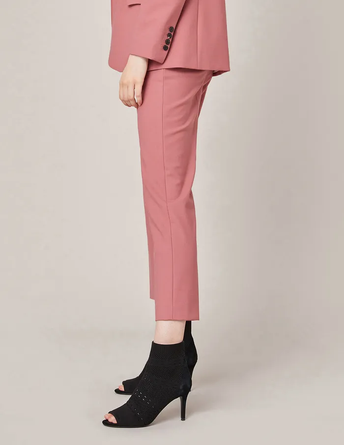 MARYLING Pants and Shorts CROP LEG MIDRISE SUIT TROUSERS Light Coral 8211 Women MARYLING Pants and Shorts CROP LEG MIDRISE SUIT TROUSERS Light Coral 8211 Women