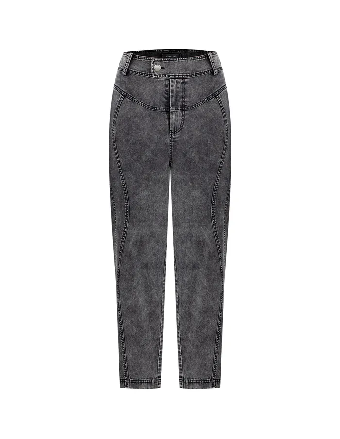 MARYLING Pants and Shorts Denim Harem Jeans Grey 8211 Women