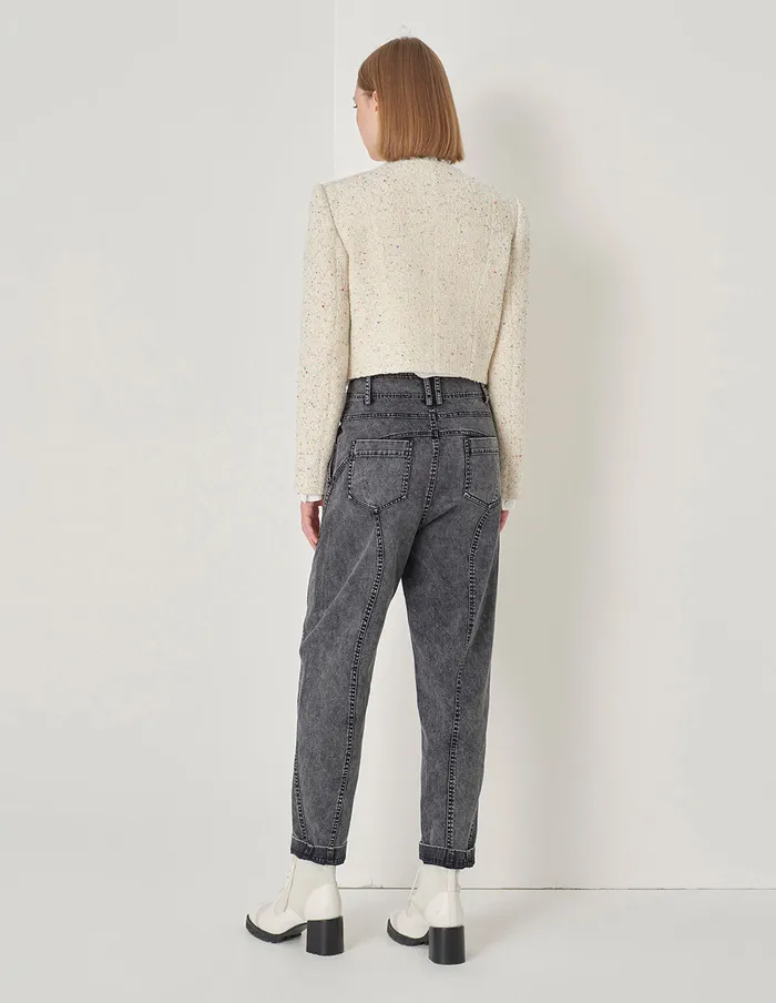 MARYLING Pants and Shorts Denim Harem Jeans Grey 8211 Women