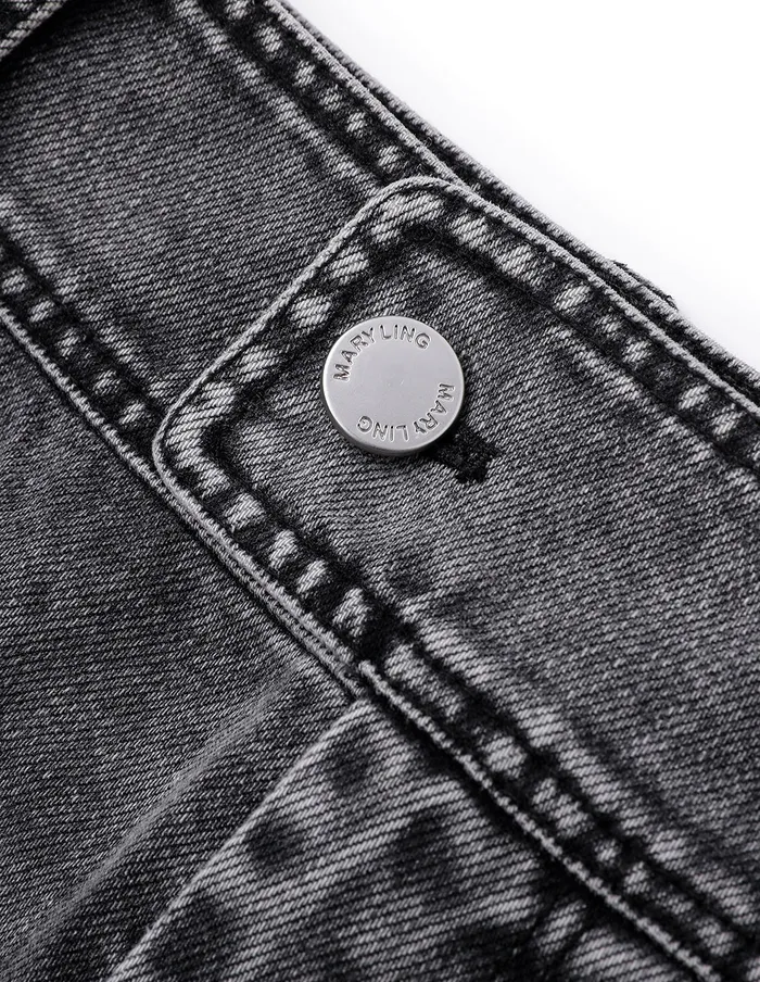 MARYLING Pants and Shorts Denim Harem Jeans Grey 8211 Women