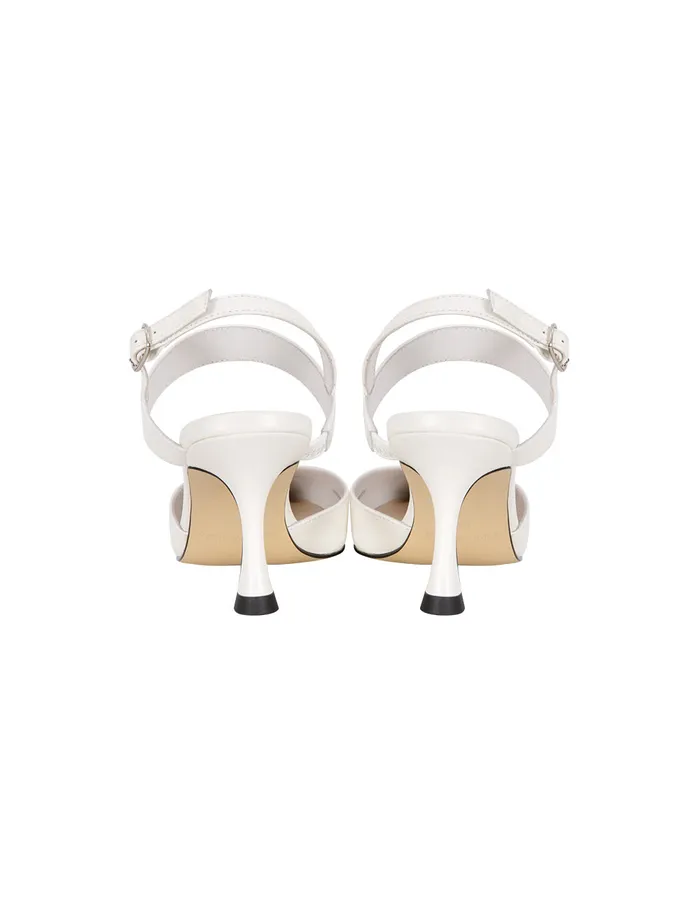 MARYLING Shoes Classic White Leather High Heels White 8211 Women MARYLING Shoes Classic White Leather High Heels White 8211 Women