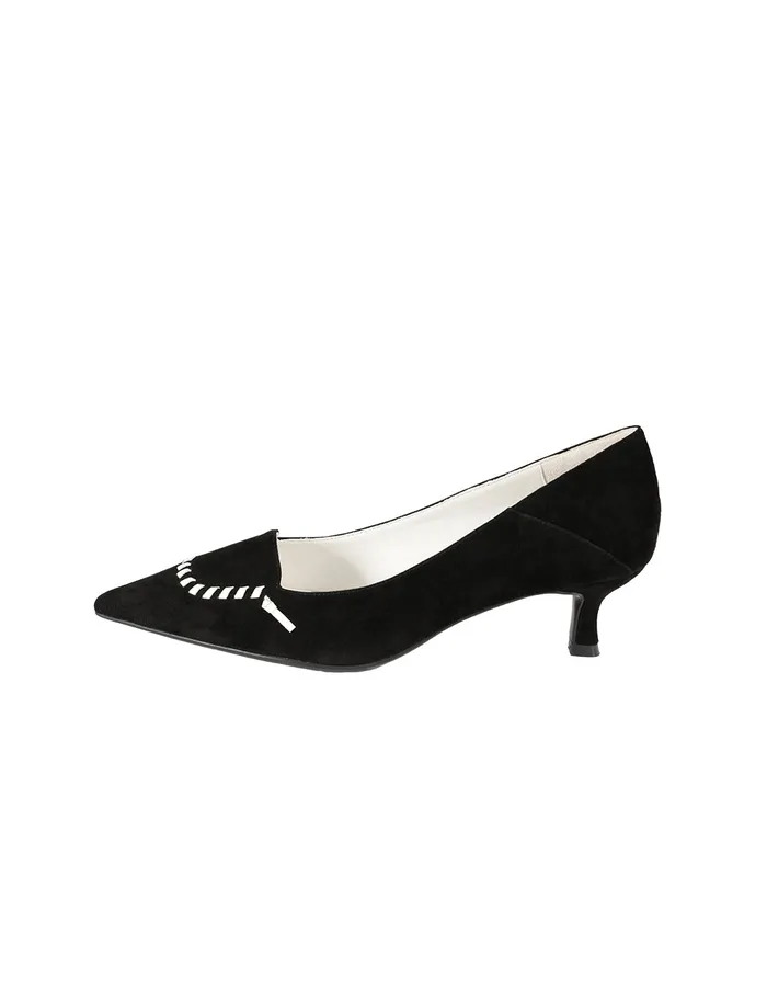 MARYLING Shoes POINTED TOE KITTEN HEELS Black 8211 Women MARYLING Shoes POINTED TOE KITTEN HEELS Black 8211 Women