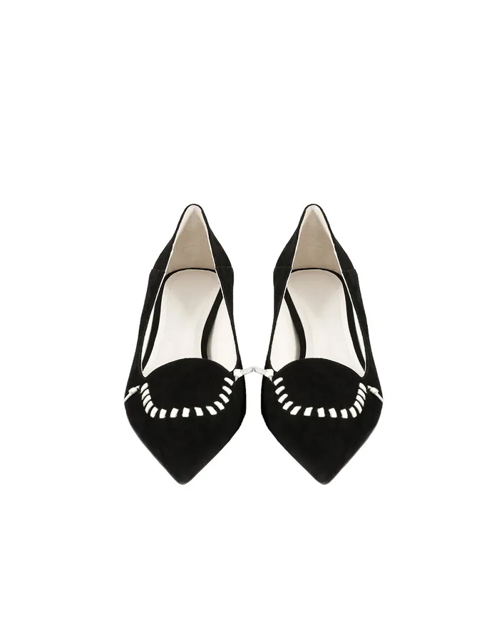 MARYLING Shoes POINTED TOE KITTEN HEELS Black 8211 Women MARYLING Shoes POINTED TOE KITTEN HEELS Black 8211 Women