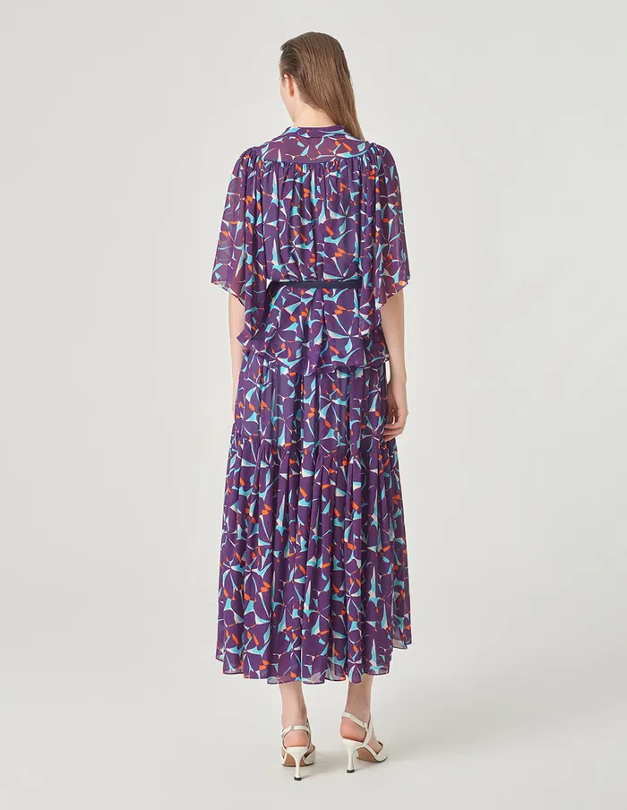 MARYLING Skirts Floral Printed Midi Skirt Bauhinia 8211 Women MARYLING Skirts Floral Printed Midi Skirt Bauhinia 8211 Women